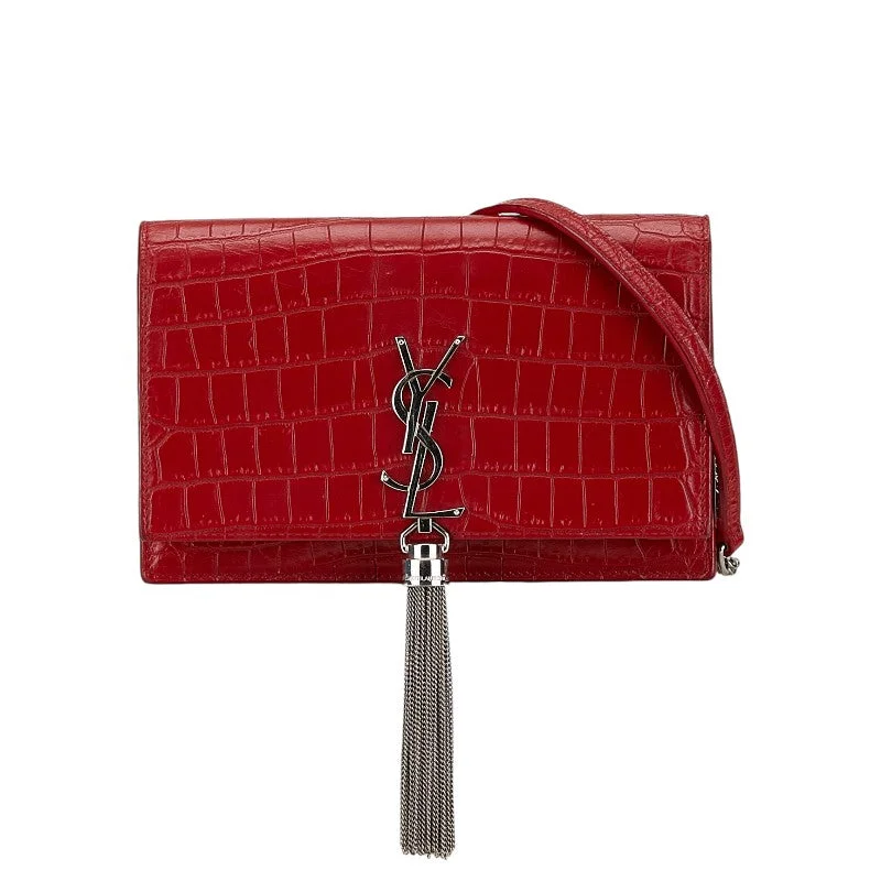 Discover Now YSL Kate Croc Embossed Leather Shoulder Bag Trendy And Classic Bags Now At Unbeatable Discounts Discover Now YSL Kate Croc Embossed Leather Shoulder Bag Trendy And Classic Bags Now At Unbeatable Discounts