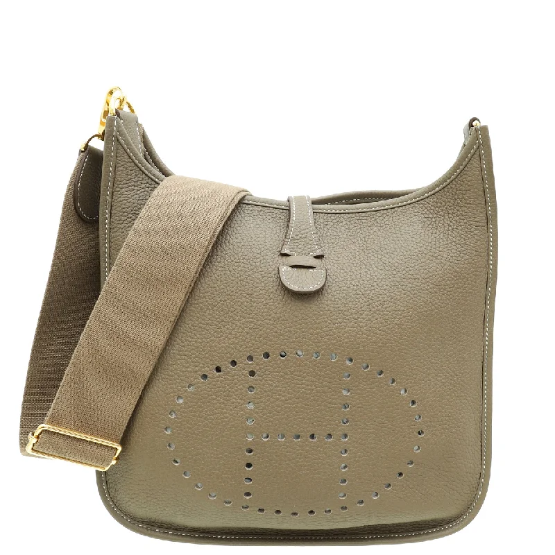 Elegant New Year Party Bags With Flash Sales Hermes Etoupe Evelyne III PM Togo Bag Designer-Inspired Bags At Reduced Prices Elegant New Year Party Bags With Flash Sales Hermes Etoupe Evelyne III PM Togo Bag Designer-Inspired Bags At Reduced Prices