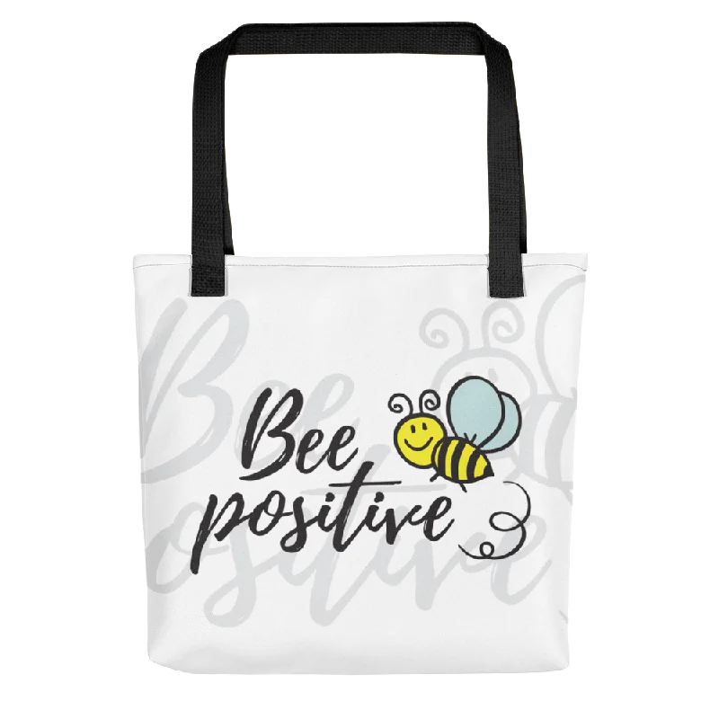 Polished Style Deals Bee Positive Tote bag Elegant Bags, Limited Stock Available