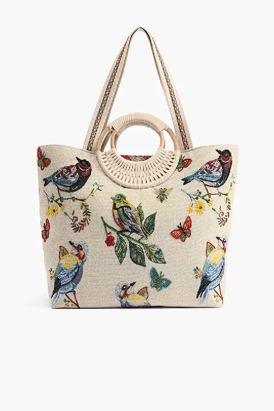 Classic Modern Offers Birds in Paradise Tote Stylish Totes, Special Discounts