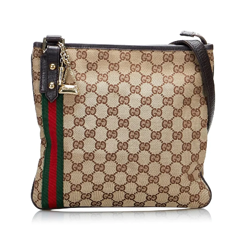 Bag For Luxury Lovers GUCCI MONOGRAM WEB JOLICOEUR CHARMS MESSENGER BAG Trendy And Timeless Handbags Now On Sale Bag For Luxury Lovers GUCCI MONOGRAM WEB JOLICOEUR CHARMS MESSENGER BAG Trendy And Timeless Handbags Now On Sale