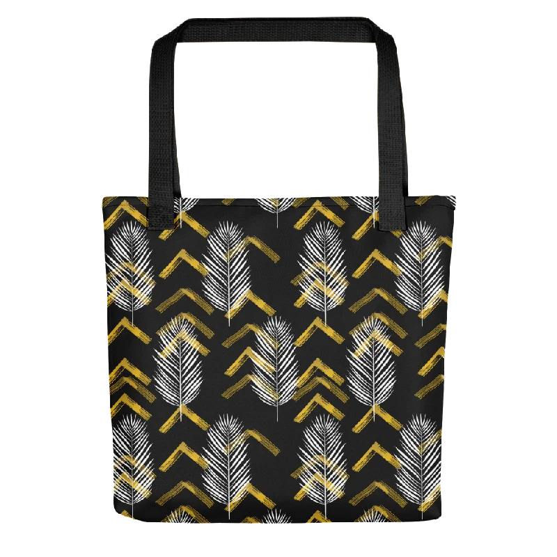 Elegant Style Tropical Leaves Pattern Tote bag Elegant Purses At Clearance Prices