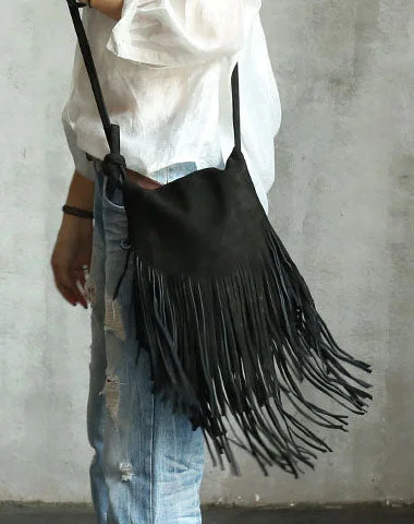 Edgy Bags For Bold And Daring Fashionistas Handmade WOMENs LEATHER Tassels Shoulder Bag Vintage Crossbody Purse With tassels Premium Bags, Special Prices Edgy Bags For Bold And Daring Fashionistas Handmade WOMENs LEATHER Tassels Shoulder Bag Vintage Crossbody Purse With tassels Premium Bags, Special Prices