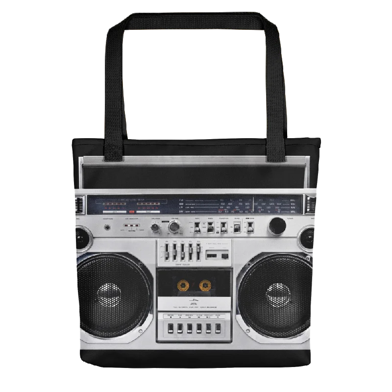 Luxury Bags On Sale Boom Box 80s Tote bag Stylish Totes, Special Discounts
