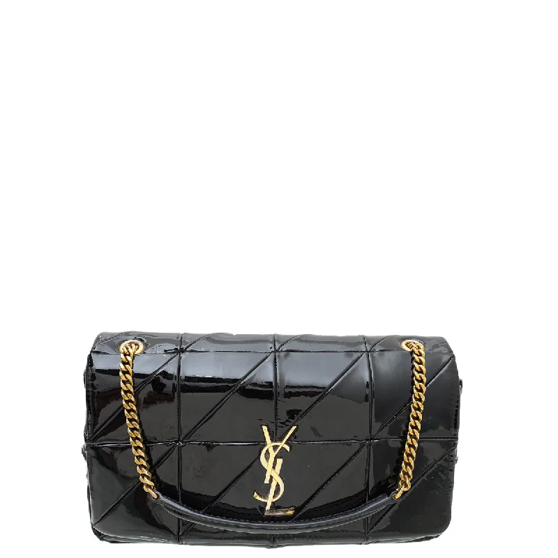 New Season Fashion Preview Sale YSL Black Jamie Medium Flap Bag Elegant Bags With Limited Stock Available