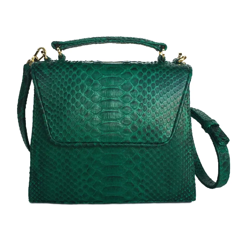 Bags With Limited-Time Deals SUE (Mini) Emerald Python Tote and Cross Body Bag Luxury Totes, Affordable Prices Bags With Limited-Time Deals SUE (Mini) Emerald Python Tote and Cross Body Bag Luxury Totes, Affordable Prices
