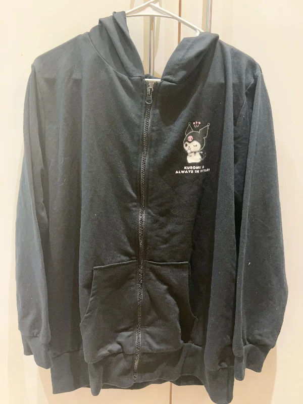 Festive Holiday Gift Bags Japan Snario - Kuromi Zip Up Hoodie for Adults Size M to L Limited-Stock Handbag Sale For A Stylish Look Festive Holiday Gift Bags Japan Snario - Kuromi Zip Up Hoodie for Adults Size M to L Limited-Stock Handbag Sale For A Stylish Look
