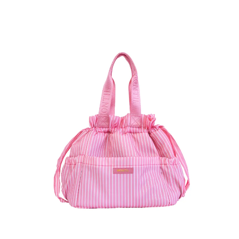 Anti-Theft And Budget-Friendly Bags MontiiCo Insulated Lunch Tote Bag - Candy Stripe Camellia High-End Handbags At Affordable Prices Anti-Theft And Budget-Friendly Bags MontiiCo Insulated Lunch Tote Bag - Candy Stripe Camellia High-End Handbags At Affordable Prices