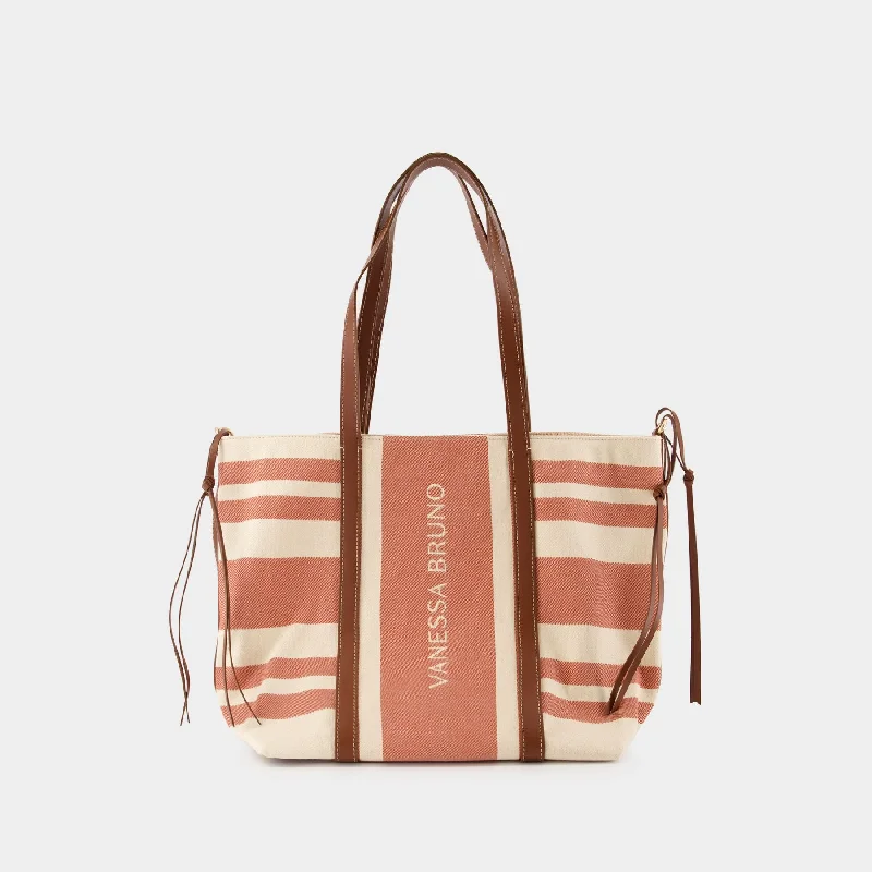 Stylish Bags For Fashion Bloggers Gm Shopper Bag - Vanessa Bruno - Cotton - Brown Flash Sale On Handbags