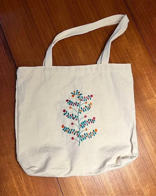 Feminine Style Promotions Earth & Needle Embroidered Tote Elegant Bags With Limited Stock Available Feminine Style Promotions Earth & Needle Embroidered Tote Elegant Bags With Limited Stock Available