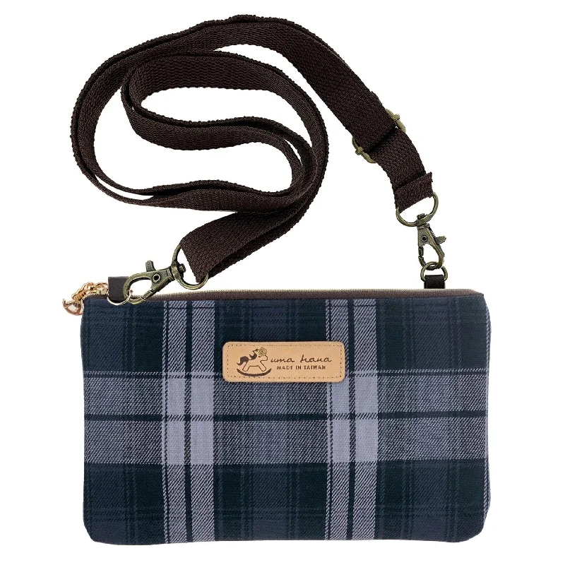 Stylish Bags For Fashion Bloggers Black & Gray Tartan Plaid Zipper Crossbody High-End Handbags At Affordable Prices Stylish Bags For Fashion Bloggers Black & Gray Tartan Plaid Zipper Crossbody High-End Handbags At Affordable Prices
