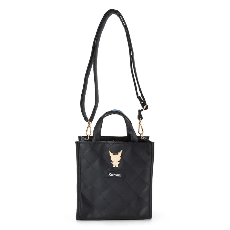 Valentine's Day Japan Sanrio - Kuromi Quilted 2WAY Shoulder Bag Stylish Handbags With Exclusive Online Discounts Valentine's Day Japan Sanrio - Kuromi Quilted 2WAY Shoulder Bag Stylish Handbags With Exclusive Online Discounts