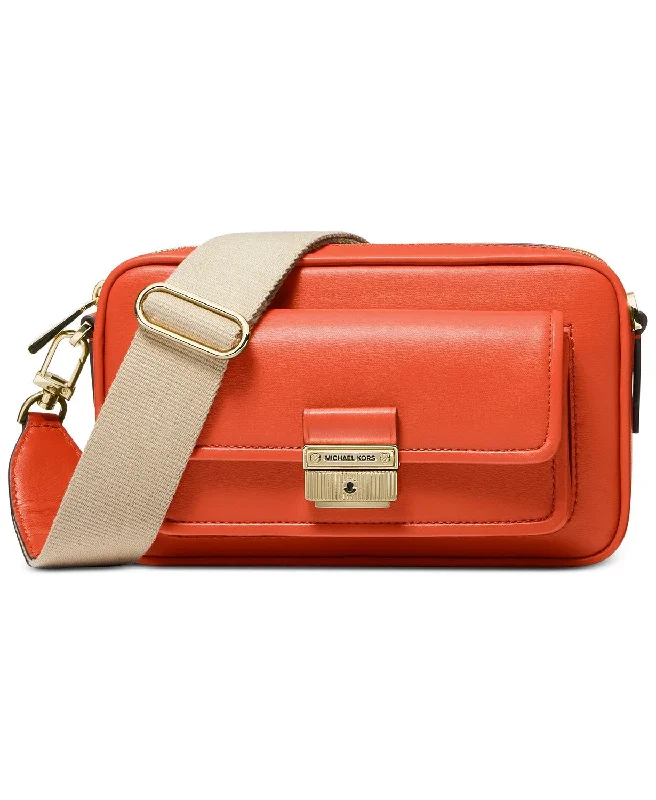 Massive Savings Michael Kors Bradshaw Medium Leather Pocket Camera Crossbody Classic And Modern Handbags Now More Affordable Massive Savings Michael Kors Bradshaw Medium Leather Pocket Camera Crossbody Classic And Modern Handbags Now More Affordable