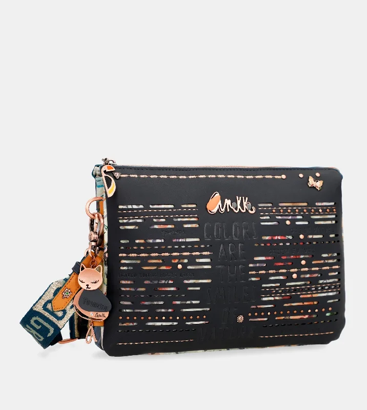 The Good Stuff Nature Pachamama navy blue crossbody bag with 2 compartments Your Perfect Bag At The Perfect Price The Good Stuff Nature Pachamama navy blue crossbody bag with 2 compartments Your Perfect Bag At The Perfect Price