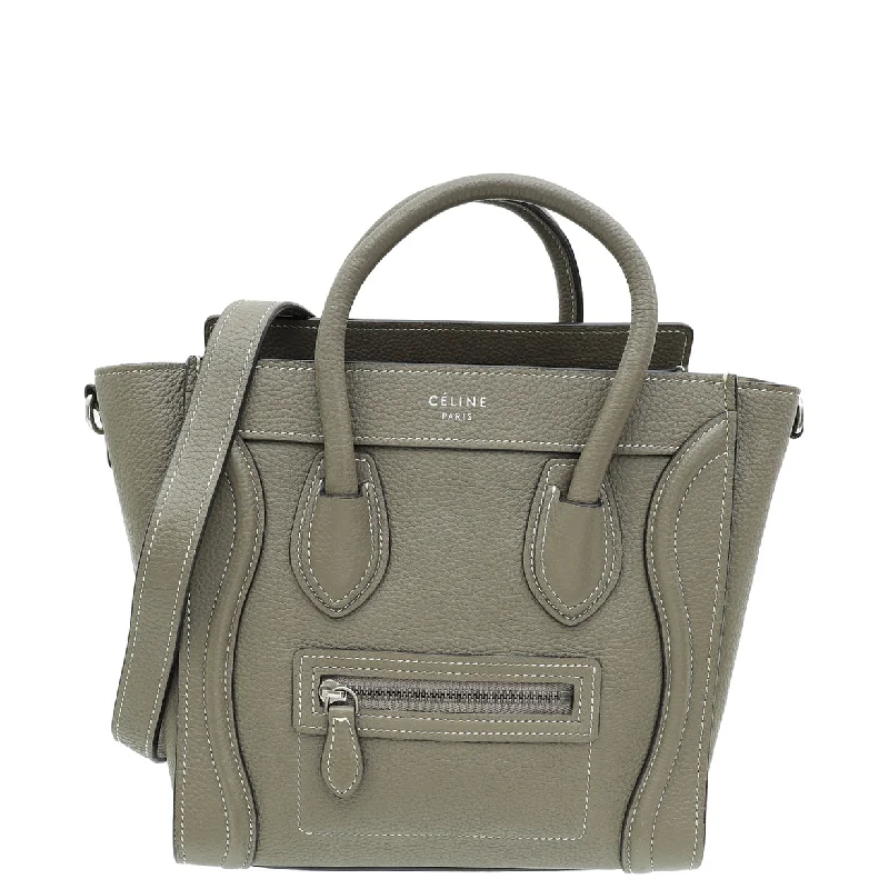 Mega Sales Celine Etoupe Nano Luggage Bag Timeless Bags, Flash Sale