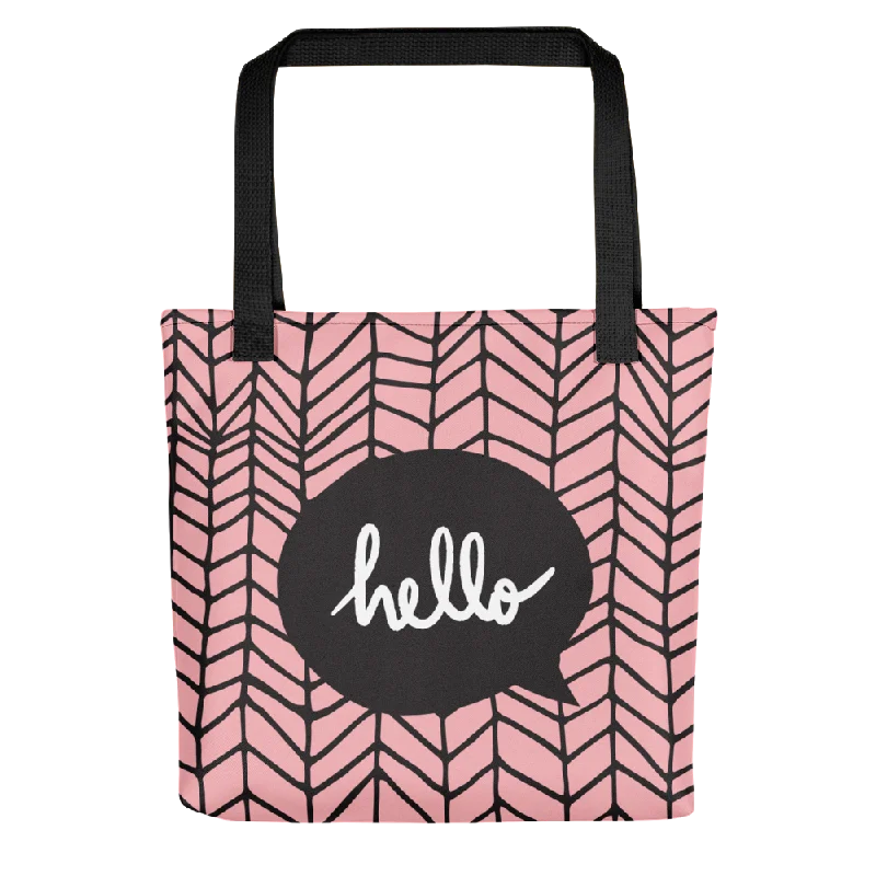 Rustic Bags For Outdoor And Nature-Inspired Looks Hello Tote bag Limited-Stock Handbag Sale For A Stylish Look Rustic Bags For Outdoor And Nature-Inspired Looks Hello Tote bag Limited-Stock Handbag Sale For A Stylish Look