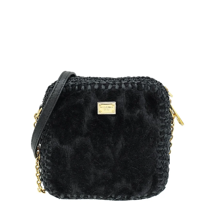 Exclusive Deals Online Dolce & Gabbana Black Velvet Fabric and Raffia Shoulder Bag Iconic Fashion Bags At Unbeatable Savings Exclusive Deals Online Dolce & Gabbana Black Velvet Fabric and Raffia Shoulder Bag Iconic Fashion Bags At Unbeatable Savings