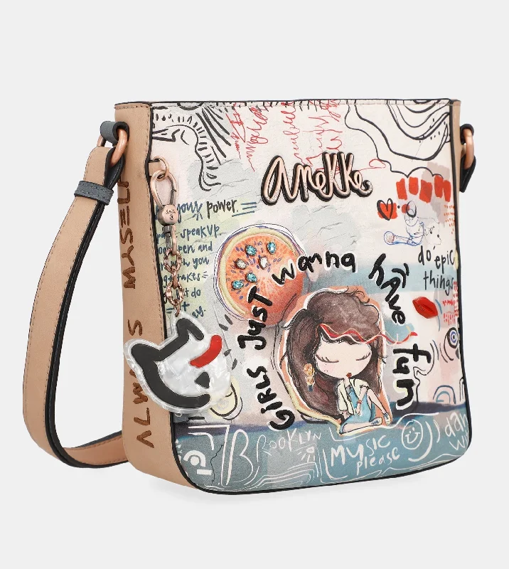 Budget-Friendly Fashion Fun & Music Printed Shoulder Bag Timeless Bags, Flash Sale
