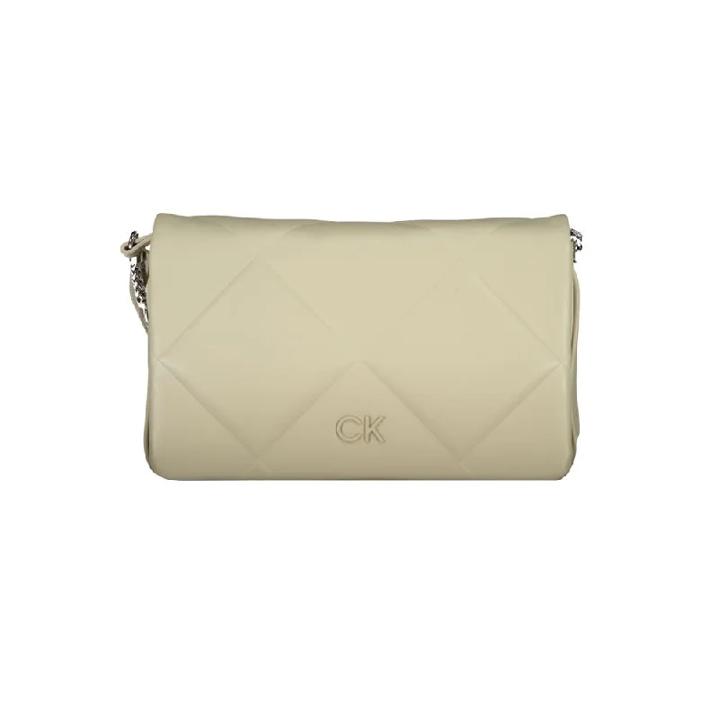 Calvin Klein Beige Cotton Handbag Designer-Inspired Bags At Reduced Prices
