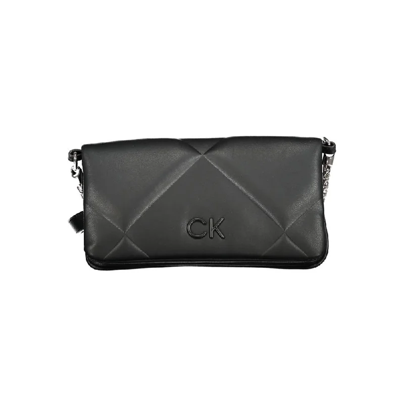 Calvin Klein Black Cotton Handbag Elegant Purses At Clearance Prices