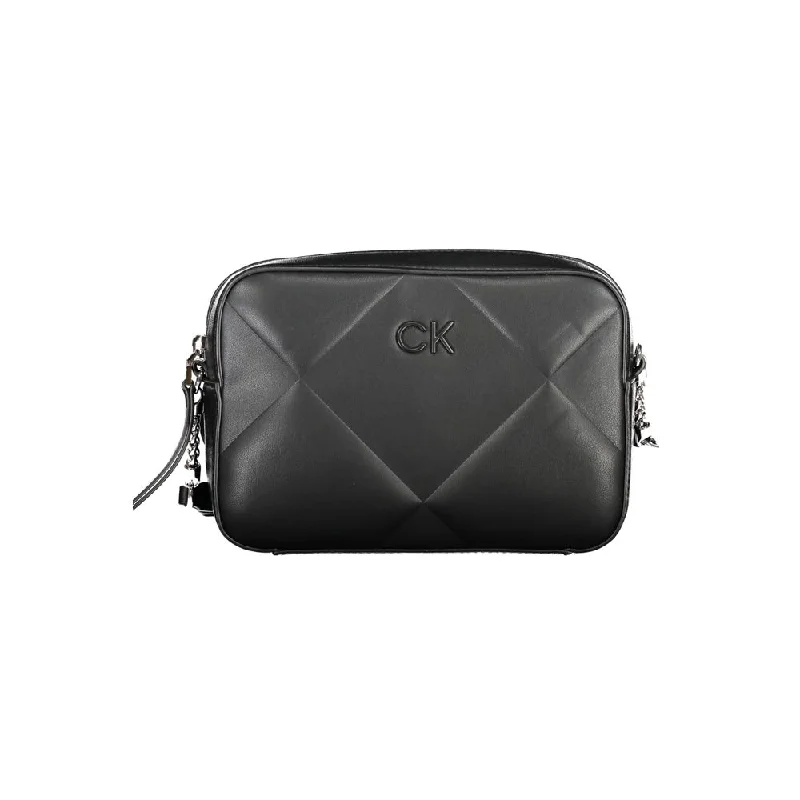 Calvin Klein Black Cotton Handbag Grab Stylish Bags Before They Sell Out