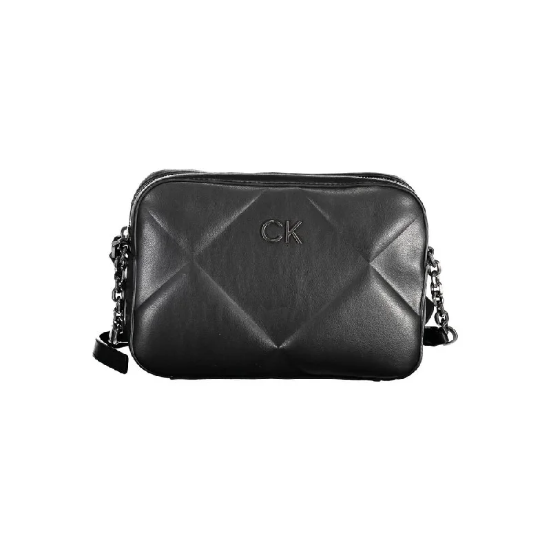 Calvin Klein Black Polyester Handbag Fashion-Forward Bags At Exclusive Promotional Prices Calvin Klein Black Polyester Handbag Fashion-Forward Bags At Exclusive Promotional Prices