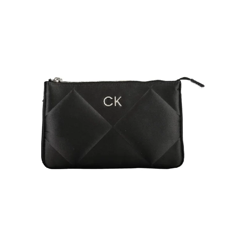 Calvin Klein Black Polyester Handbag Luxury Bags, Budget Prices