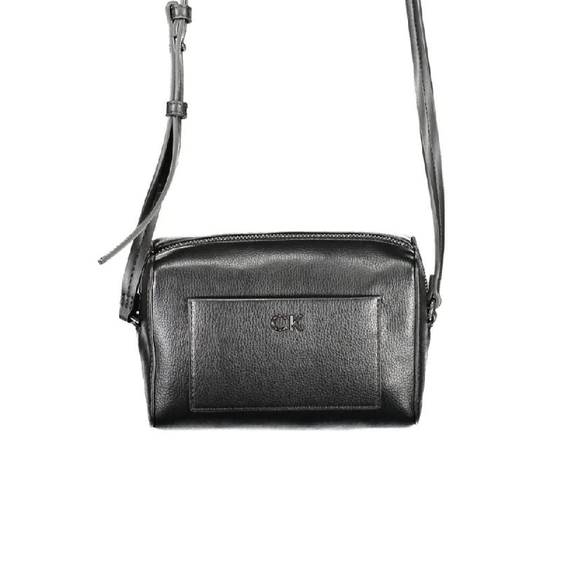 Calvin Klein Black Polyester Handbag High-End Handbags At Affordable Prices