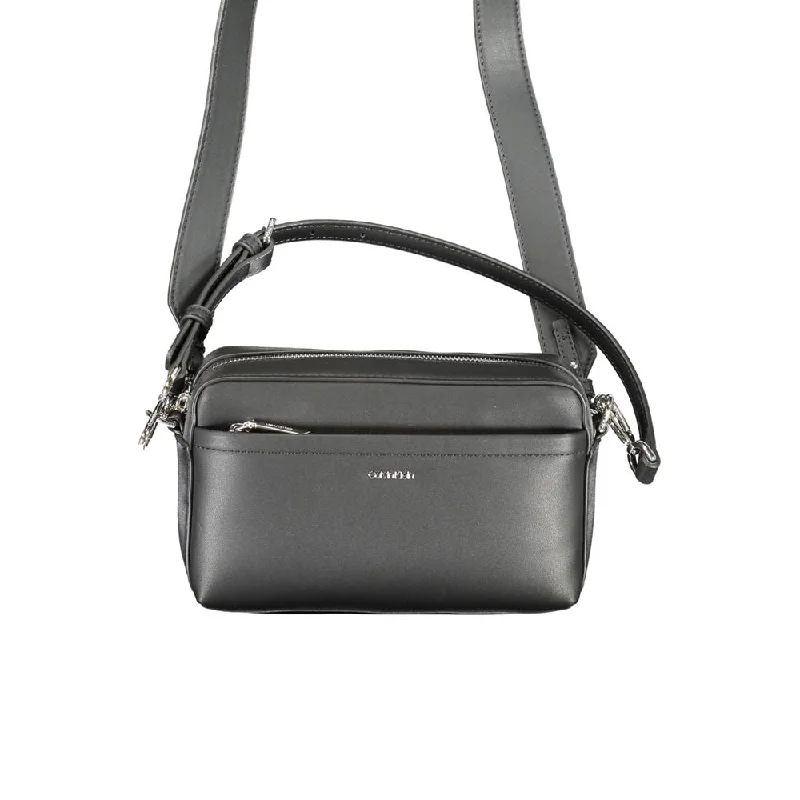 Calvin Klein Black Polyester Handbag Fashionable Crossbody Bags At Special Offers