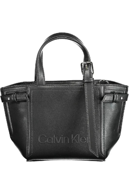 Calvin Klein Black Polyester Women Handbag Timeless Handbags Now At Special Discounts Calvin Klein Black Polyester Women Handbag Timeless Handbags Now At Special Discounts