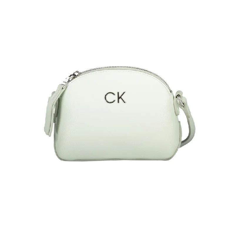 Calvin Klein Green Polyethylene Handbag Stylish Bags At Unbeatable Prices