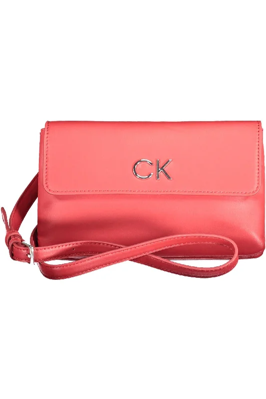 Calvin Klein Red Polyester Women Handbag Chic And Affordable Bags – Grab Yours Today Calvin Klein Red Polyester Women Handbag Chic And Affordable Bags – Grab Yours Today