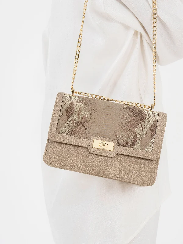 Snake Textured Handbag Elegant Totes At Limited-Time Prices