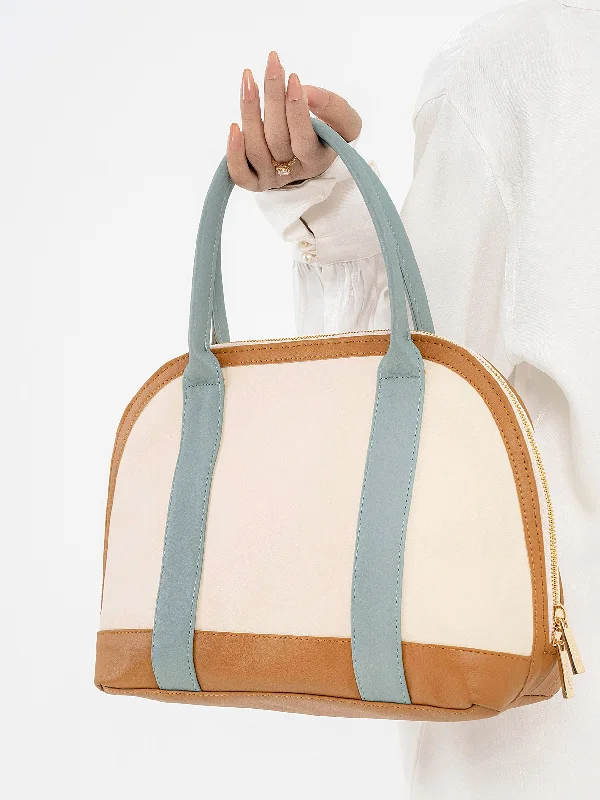 Tri Tone Dome Handbag Fashion-Forward Bags At Exclusive Promotional Prices