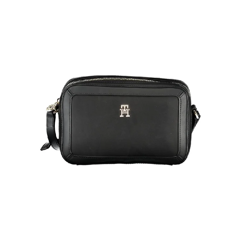 Tommy Hilfiger Black Polyester Handbag Limited-Time Handbag Sale