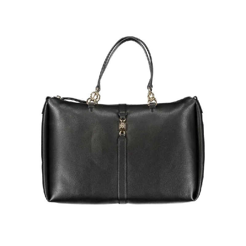 Tommy Hilfiger Black Polyester Handbag Final Call – Shop Stylish Bags Before They're Gone Tommy Hilfiger Black Polyester Handbag Final Call – Shop Stylish Bags Before They're Gone