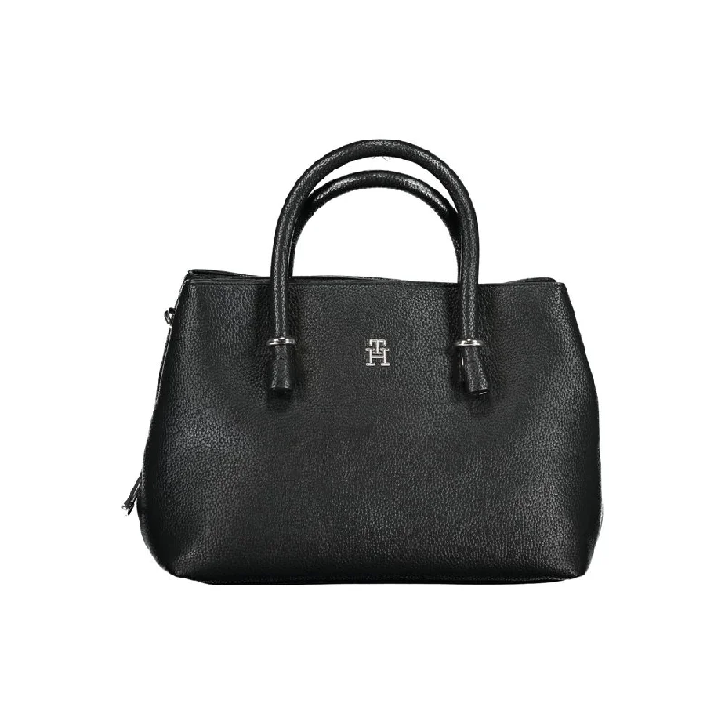 Tommy Hilfiger Black Polyethylene Handbag Statement Bags, Shop Today