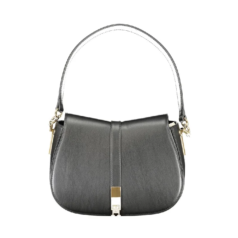Tommy Hilfiger Black Polyethylene Handbag Seasonal Sale On Trendy Handbags