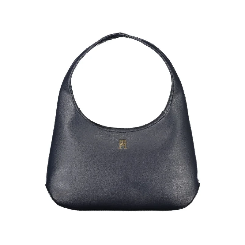 Tommy Hilfiger Blue Polyester Handbag Fashion Bags, Huge Savings