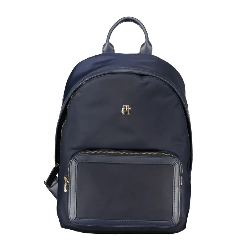 Tommy Hilfiger Blue Polyester Handbag Flash Sale On Elegant Bags – Limited Stock Available