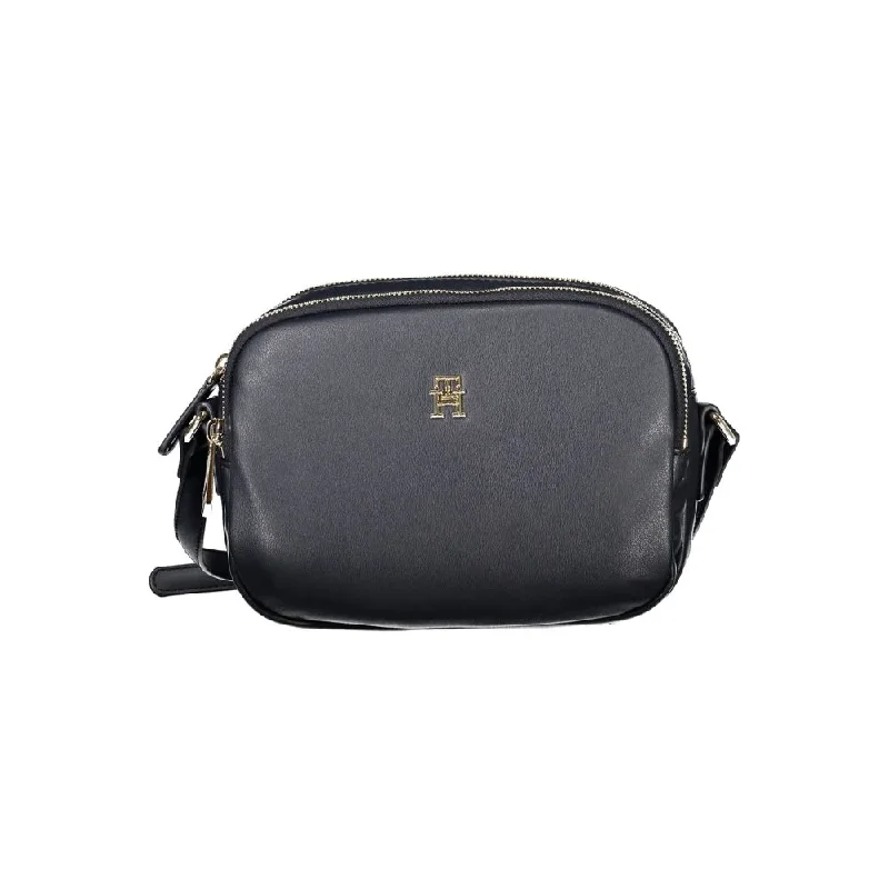 Tommy Hilfiger Blue Polyester Handbag Shop Stylish Bags At Unbeatable Prices