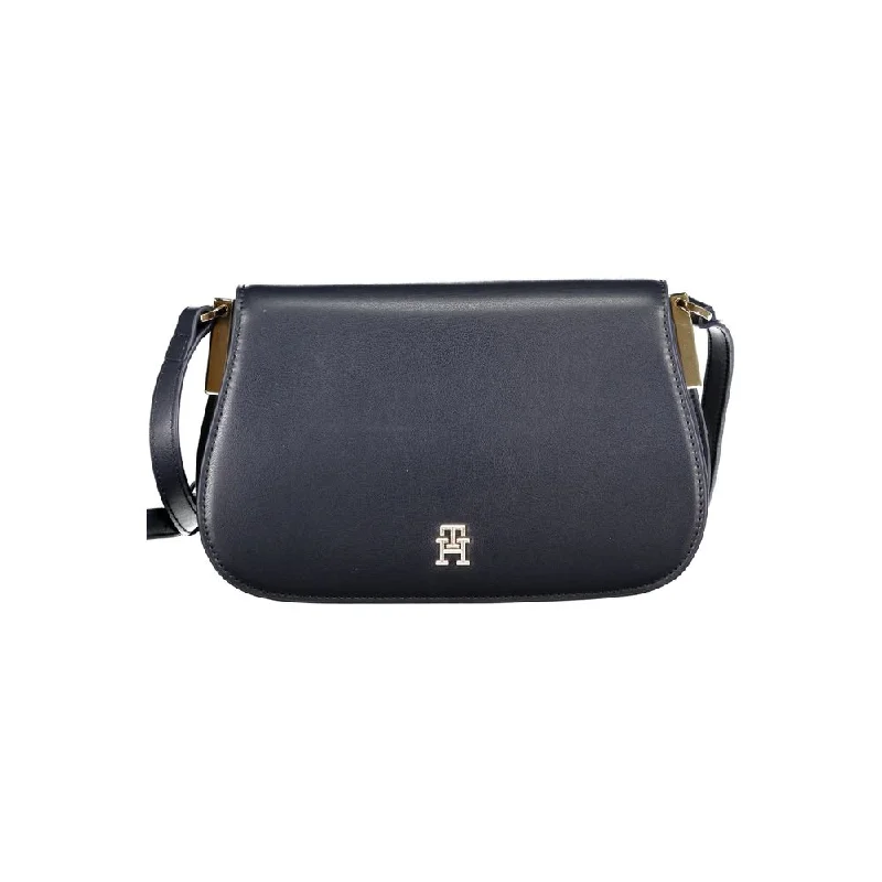 Tommy Hilfiger Blue Polyethylene Handbag Shoulder Bags, Best Deals Today