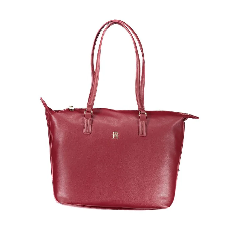 Tommy Hilfiger Pink Polyester Women Handbag Designer Bags At Low Prices