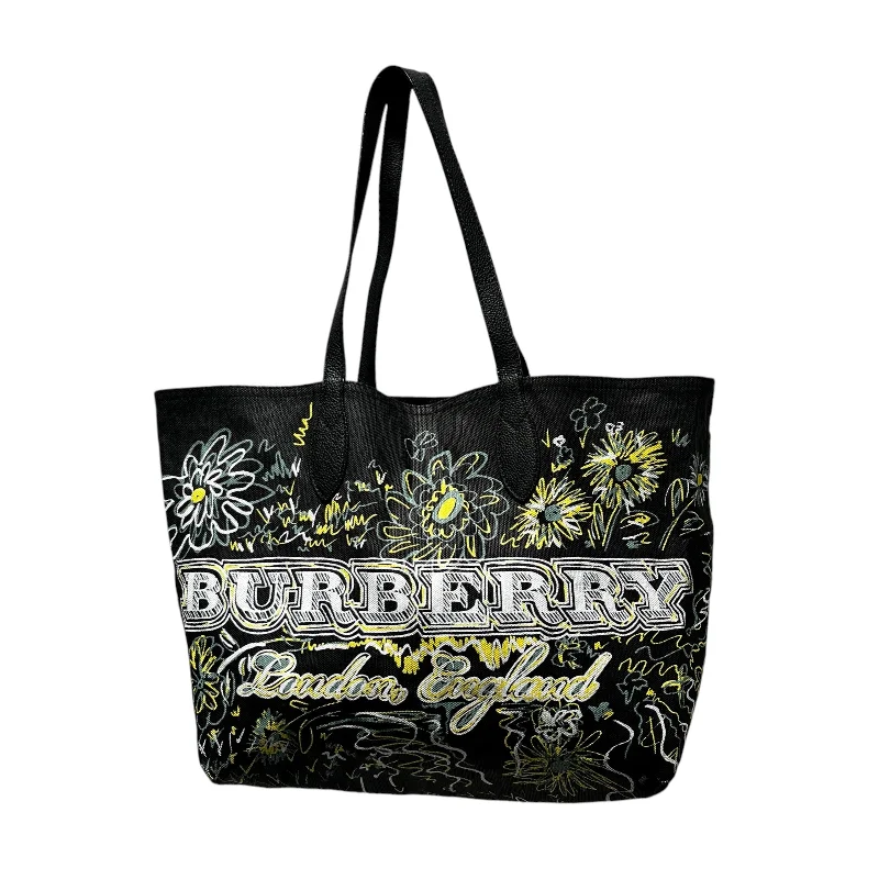 BURBERRY LONDON/Tote Bag/All Over Print/BLK/PRINT COATED CANVAS TOTE BAG Elegant Totes At Limited-Time Prices BURBERRY LONDON/Tote Bag/All Over Print/BLK/PRINT COATED CANVAS TOTE BAG Elegant Totes At Limited-Time Prices