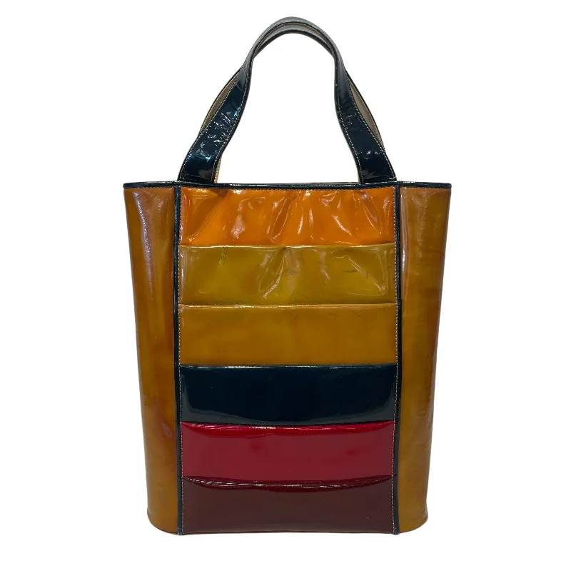 CHANEL/Tote Bag/Stripe/Leather/YEL/VINTAGE COLOR BLOCK Your Perfect Bag At The Perfect Price CHANEL/Tote Bag/Stripe/Leather/YEL/VINTAGE COLOR BLOCK Your Perfect Bag At The Perfect Price