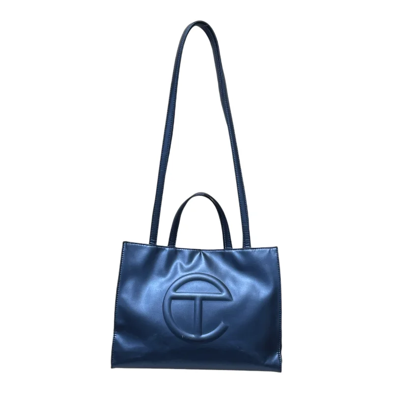 Telfar/Tote Bag/Leather/BLU/Large Shopping Bag Designer Bags At Lower Prices