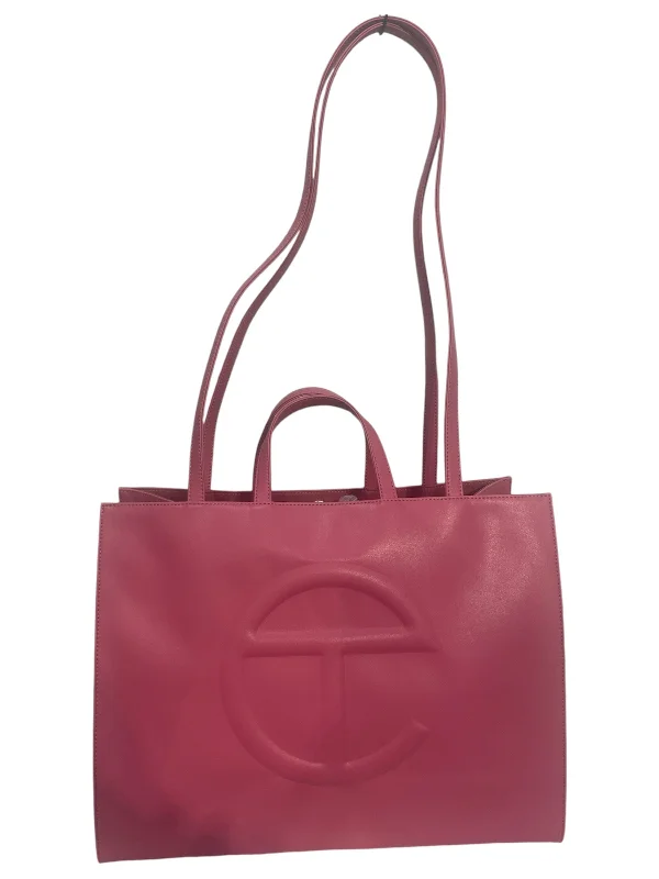 Telfar/Tote Bag/Faux Leather/PNK/ High-End Handbags At Affordable Prices