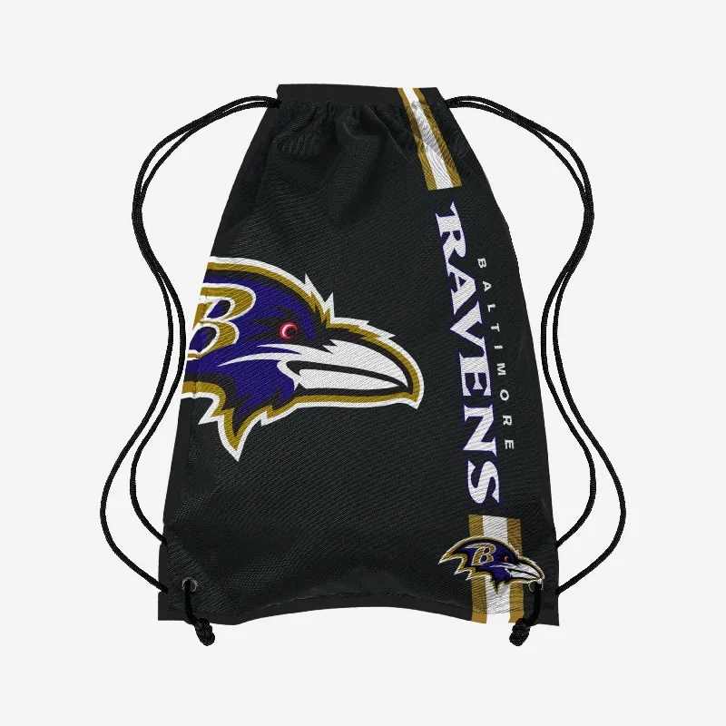 Baltimore Ravens Black Alternate Color Big Logo Drawstring Backpack Fashion-Forward Bags, Now On Sale Baltimore Ravens Black Alternate Color Big Logo Drawstring Backpack Fashion-Forward Bags, Now On Sale
