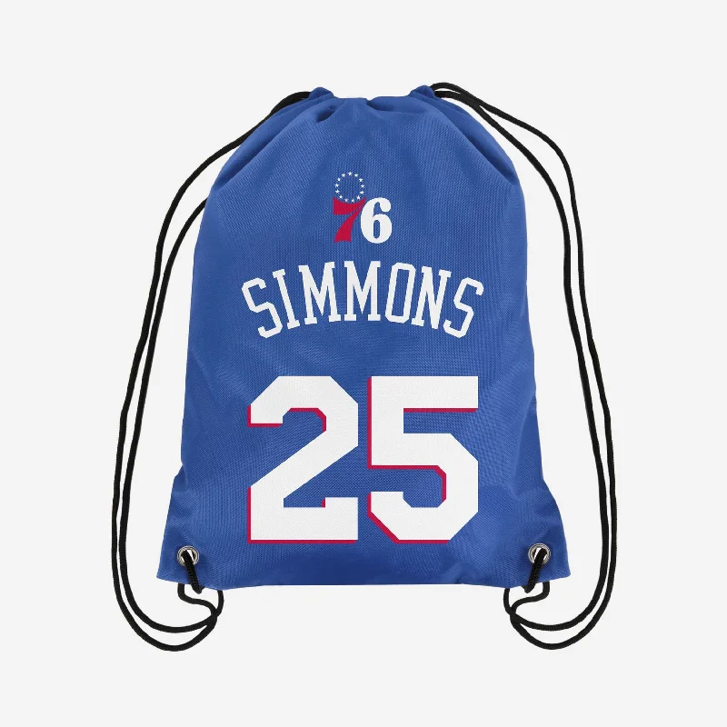 Ben Simmons Philadelphia 76ers Player Drawstring Backpack Elegant Totes At Limited-Time Prices Ben Simmons Philadelphia 76ers Player Drawstring Backpack Elegant Totes At Limited-Time Prices