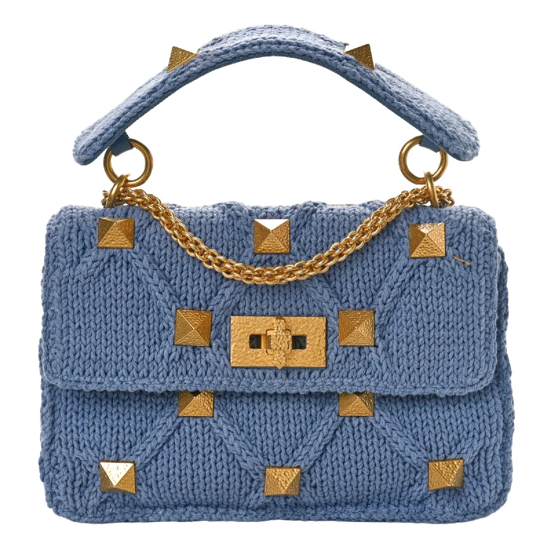Valentino Garavani Knit Roman Stud Shoulder Bag Unmissable Deals On High-Quality Designer Bags Valentino Garavani Knit Roman Stud Shoulder Bag Unmissable Deals On High-Quality Designer Bags